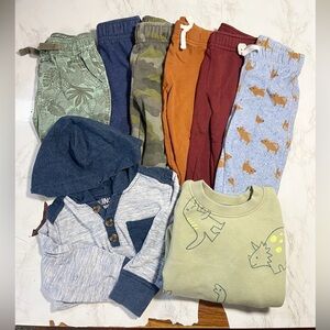 18 Month Boys Clothes Bundle | OshKosh Carter’s Cat & Jack | 8 Pieces